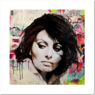 Sophia Loren pop art Posters and Art